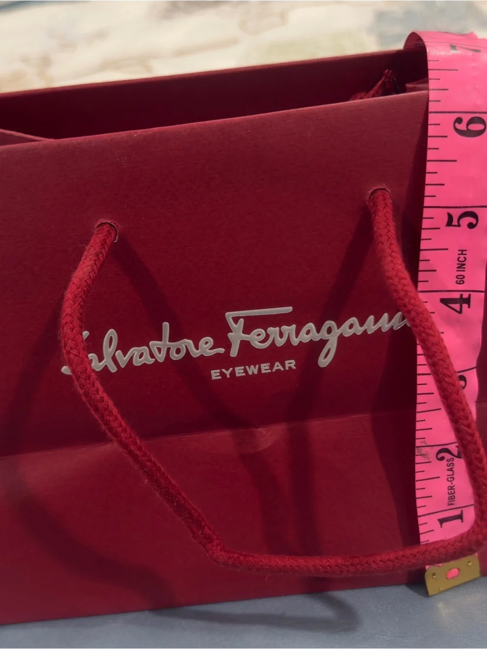 Salvatore Ferragamo Red Tote with Rope Handles